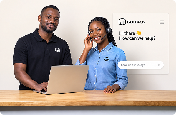 GoldPOS support team ready to help